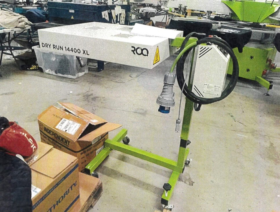 ROQ FIT 4 Color 8 Station Screen Printer with ROQ Dry Run, 2022 - Image 7